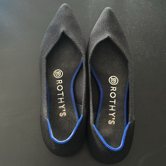 Rothy’s The Point Black Size 6.5 - Picture 2 of 5